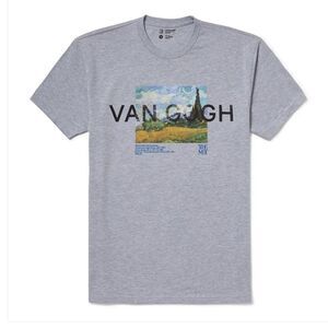 Van Gogh Wheat Field With Cypresses Unisex Tee Large